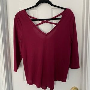 American Eagle 3/4 sleeve flowy top